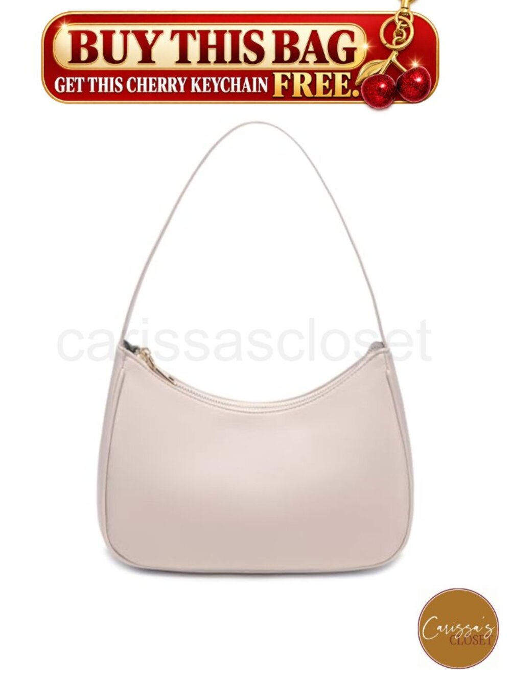 ✨ Hobo Tote Handbag Mini Clutch Purse Shoulder Bag Vegan PU Leather Zipper